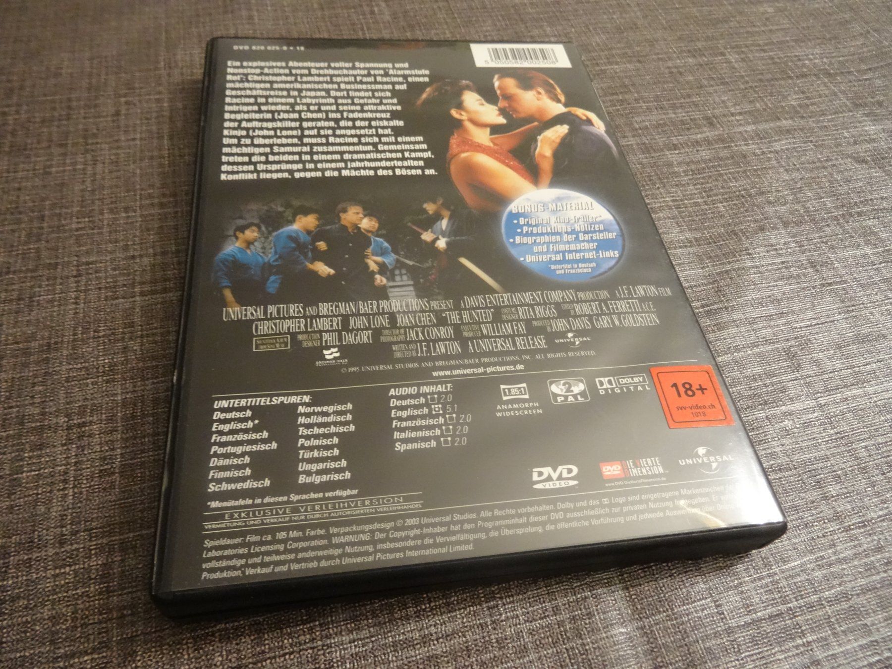 Tutti i DVDs: The Hunted Der Gejagte DVD – Usato da Olten venduto da Disc-Verkauf 2