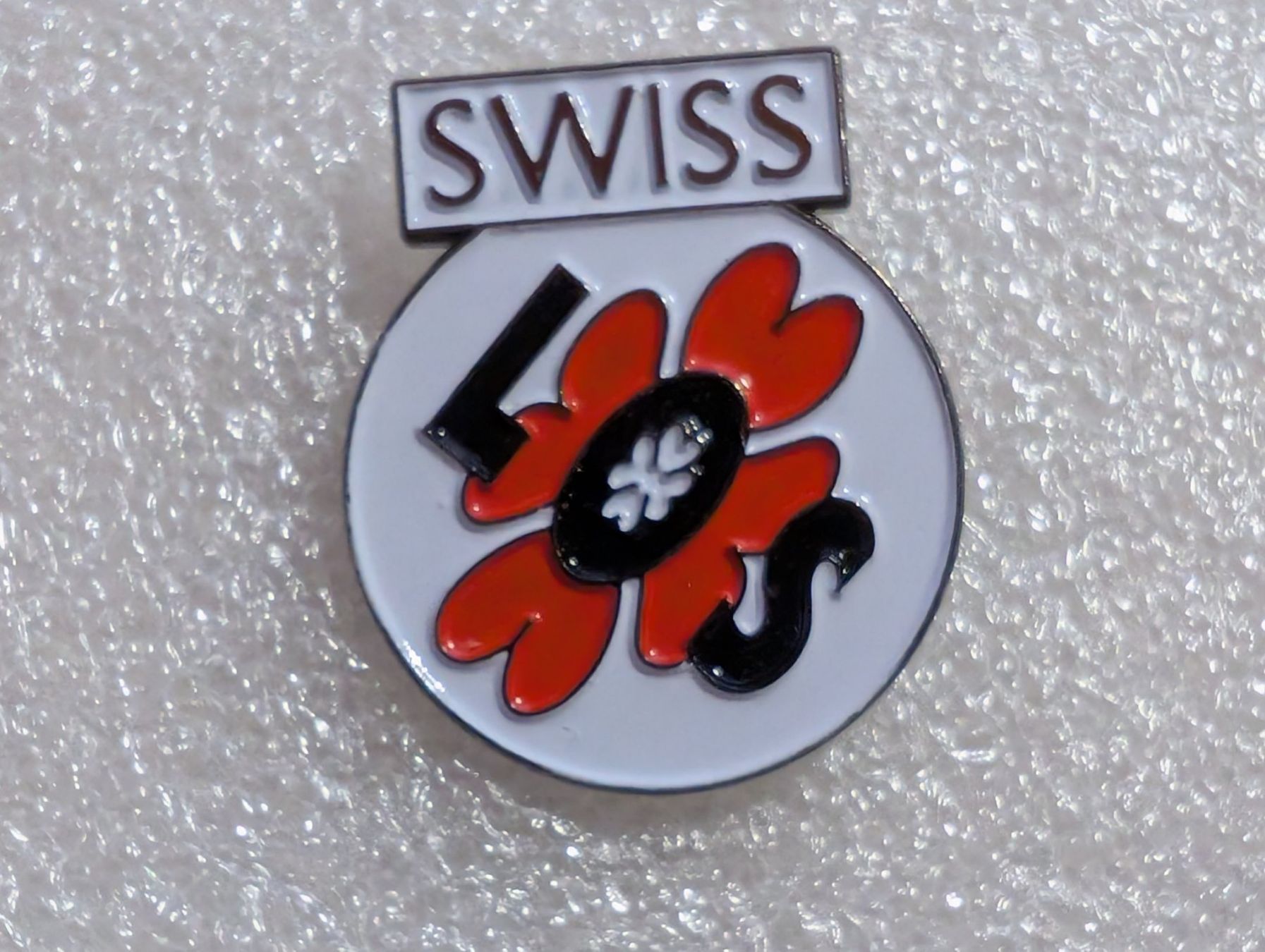 Placchette & Badge: Ansteckpin 203: Swiss Los – Usato da Oppligen venduto da Pin-Fall-Shop