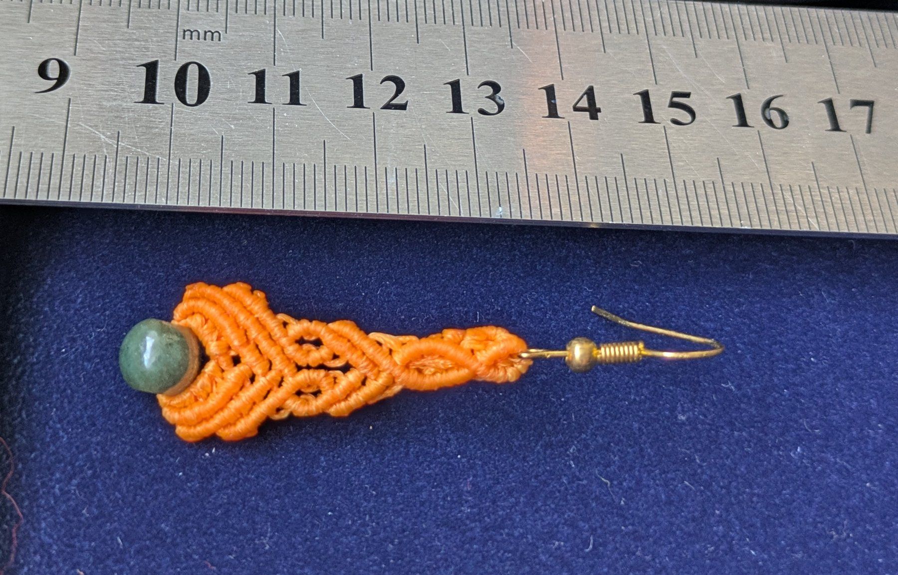Ohrringe & -stecker: Makramee Ohrringe / Ohrhänger mit Achat – Neu (gemäss Beschreibung) aus Pfäffikon ZH von Emporos_42 1