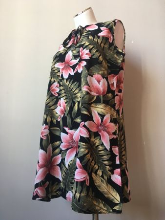 T-shirt d'été imprimé fleurs tropicales - taille S/M