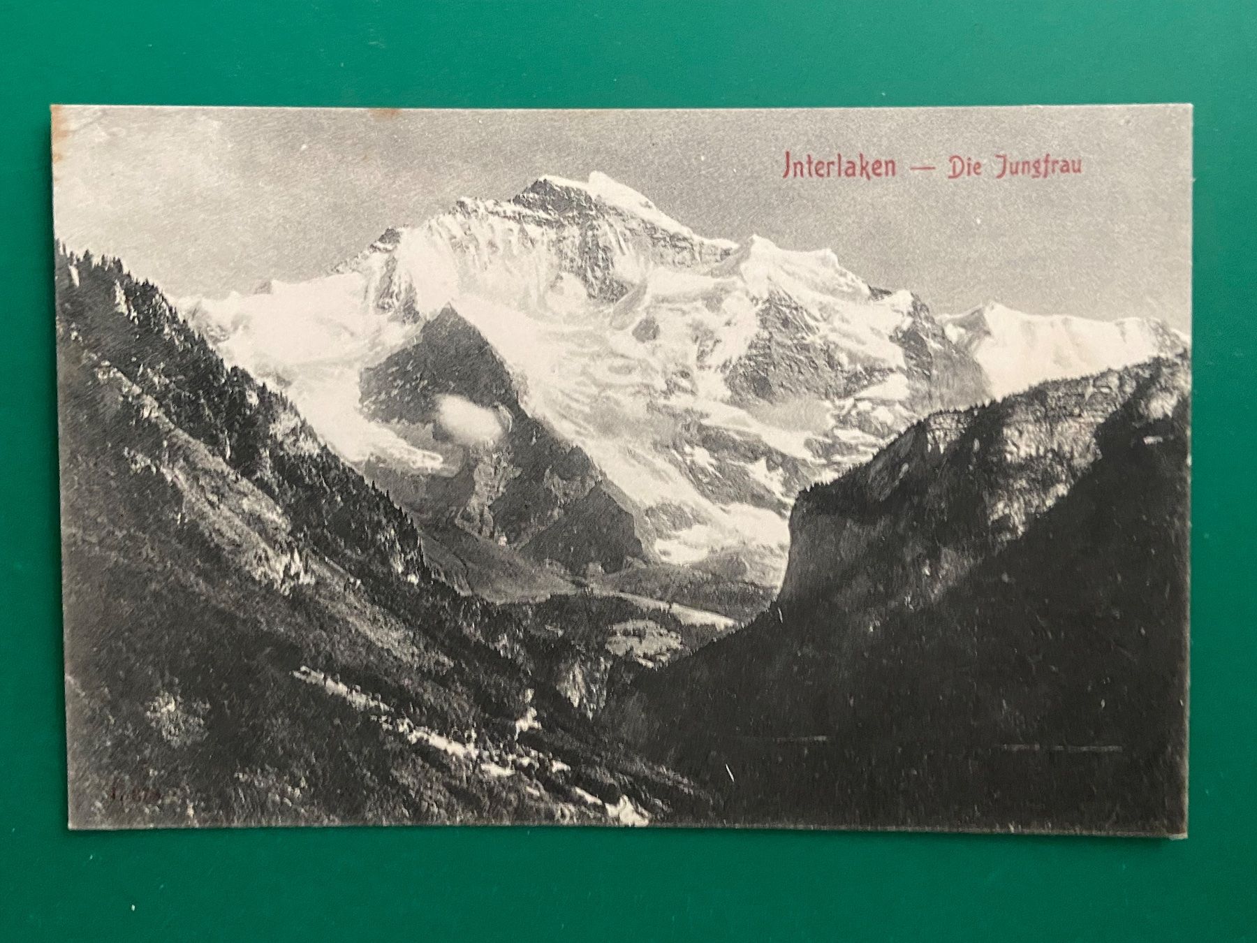 Cartoline postali: Interlaken  - Die Jungfrau – Usato da Steg VS venduto da _vinci_