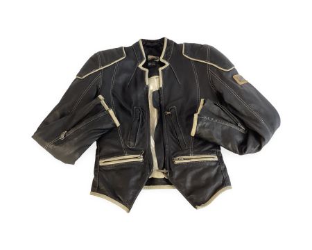 SUOMY Motorrad Lederjacke (Gr. S)