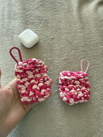 Pochettes crochet fait maison pour AirPods