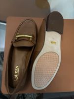 Loafers Lauren Ralph Lauren brown leather size 38 new