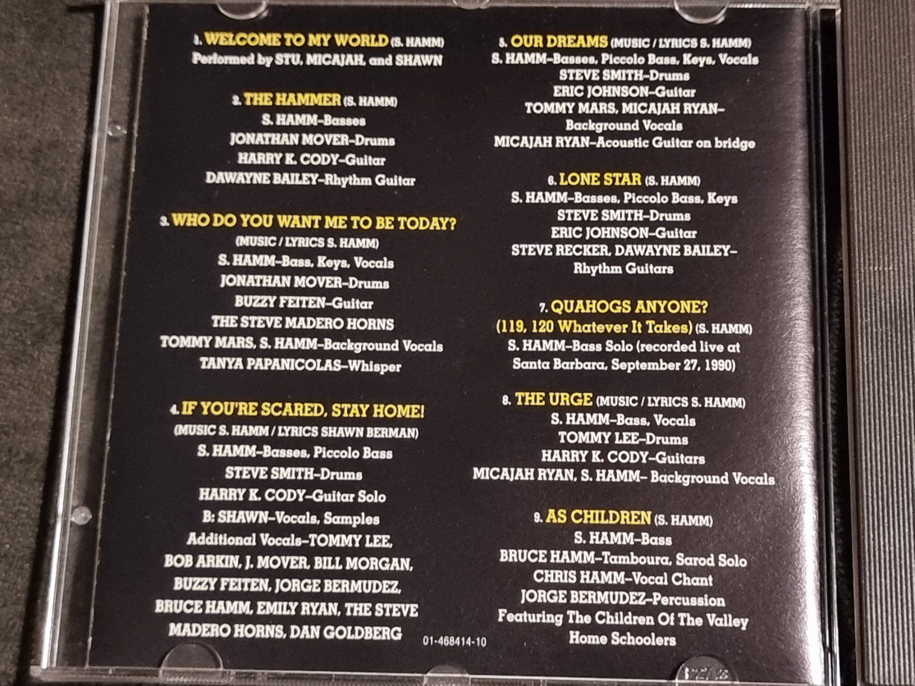 CD: Stuart Hamm : The Urge (CD) – Usato da Villigen venduto da Tschachtlan 3