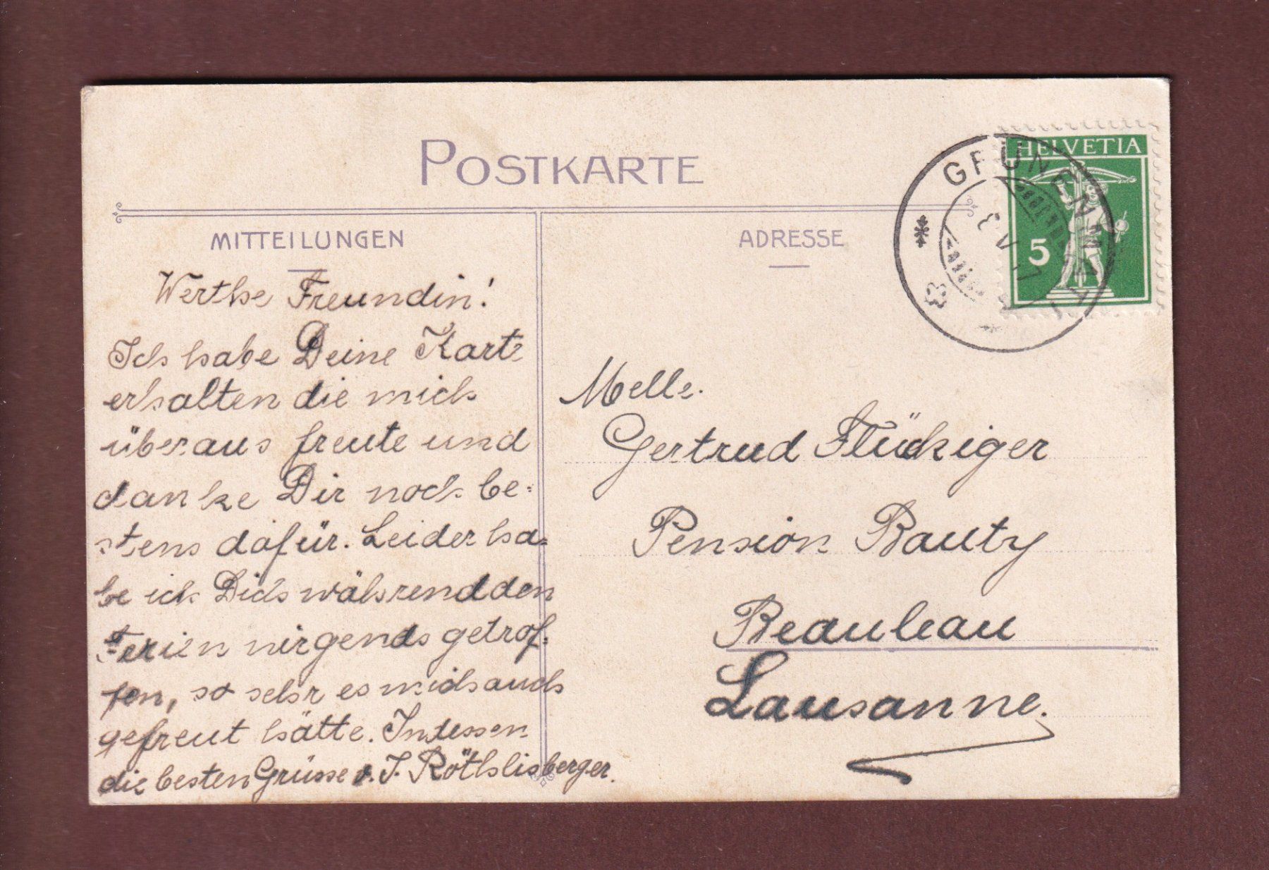 Cartes postales: BERN - Bundeshaus - 1917 – D'occasion à Pully par nicecards-shop 1