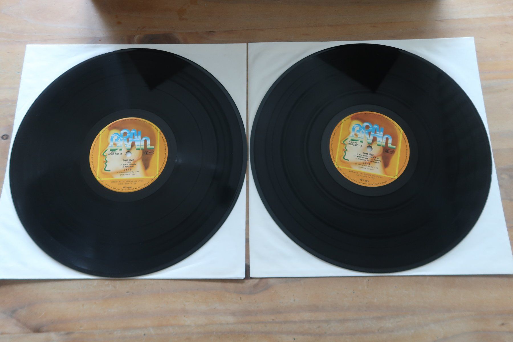 Dischi in vinile: JANE - AT HOME LIVE - 2x VINYL LP – Usato da Basel venduto da Patiscat 3