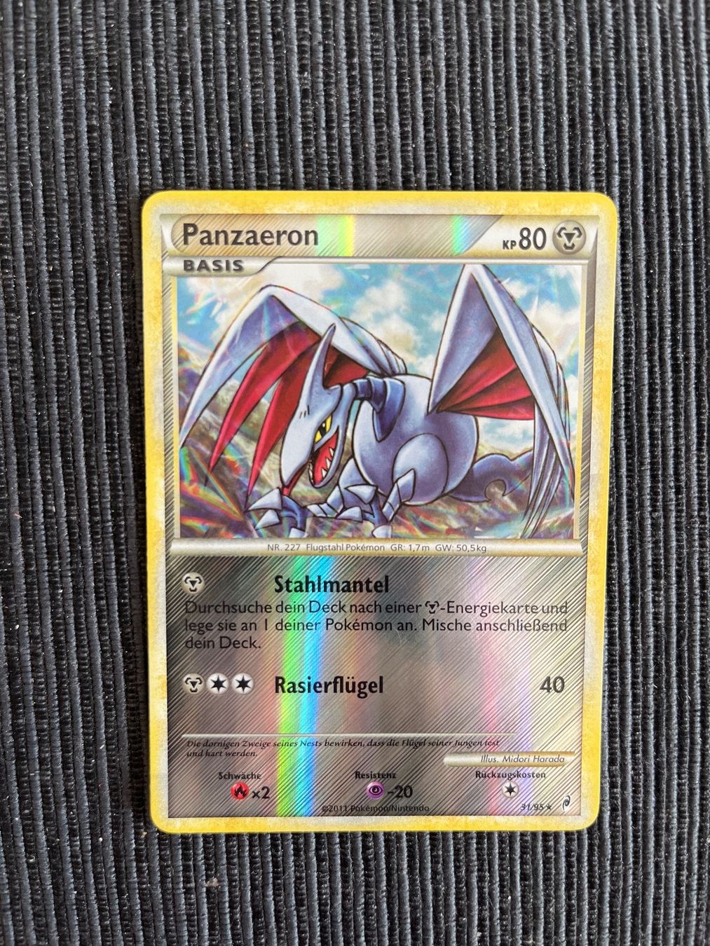 Pokémon Carte collezionabili: Pokemon Panzaeron Reverse Holo Ruf der Legenden – Nuovo (secondo la descrizione) da Wabern venduto da Collectfun