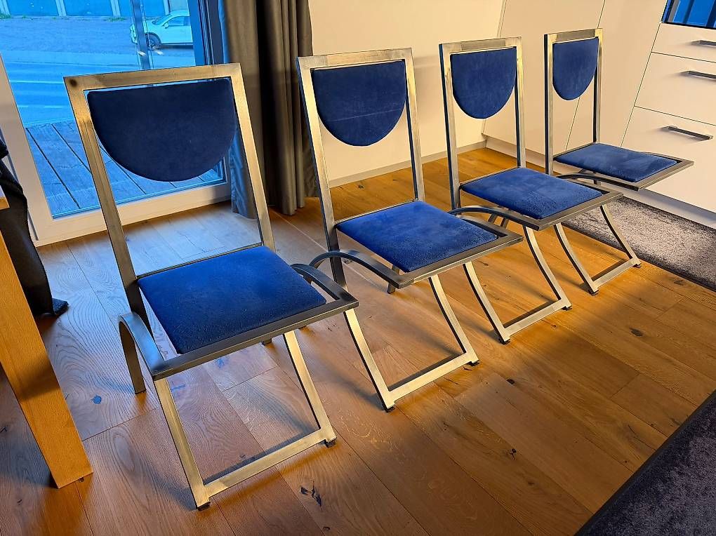 Sedie: 4x Design-Stuhl SINUS von KFF – Usato da Celerina venduto da Little29 4
