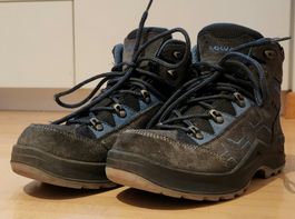 Lowa Wanderschuhe Gr. 35 Kody Evo GTX Mid Junior blau