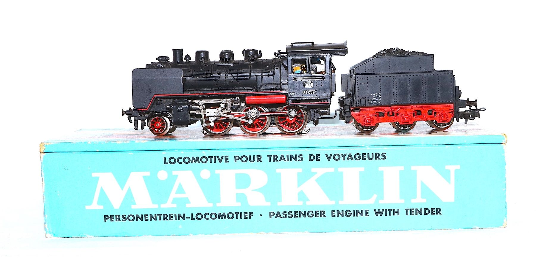 Märklin Modellini di ferrovie: DAMPFLOK DER Br 24 MÄRKLIN N° 3003 H0 – Usato da Ipsach venduto da locky55