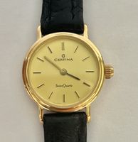 Montre femme Certina Swiss Quartz couleur or comme neuf