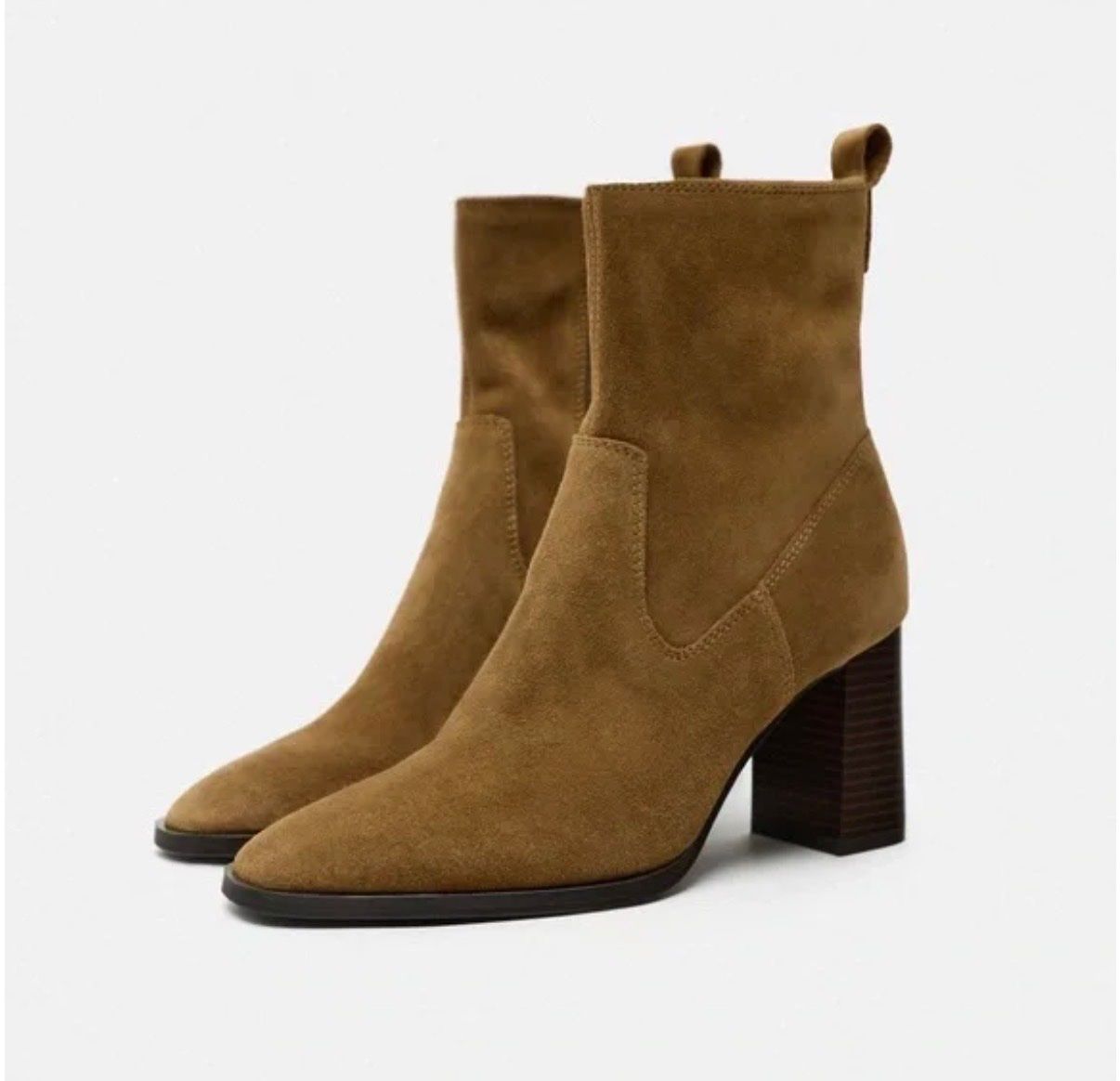 Zara Scarpe da donna: Zara Stiefel, Wildleder, Gr. 38, Braun – Nuovo e nell'imballaggio originale da Zürich venduto da car_8mpw 1