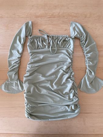 Robe Shein verte claire, taille S, neuve