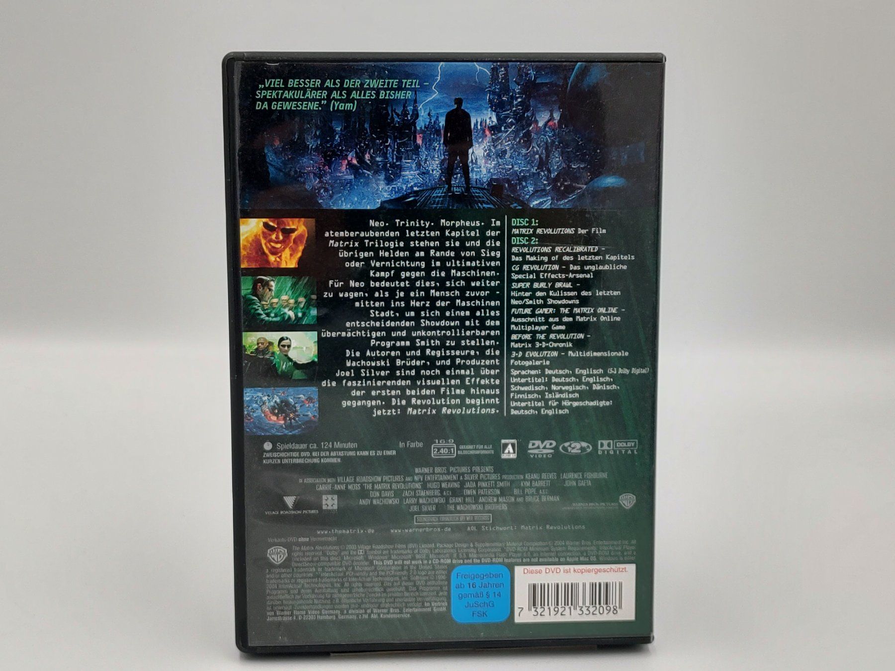 Tous les DVDs: MATRIX REVOLUTIONS - Versand A-Post nur CHF 2.50! – D'occasion à Siblingen par goodprice24 1