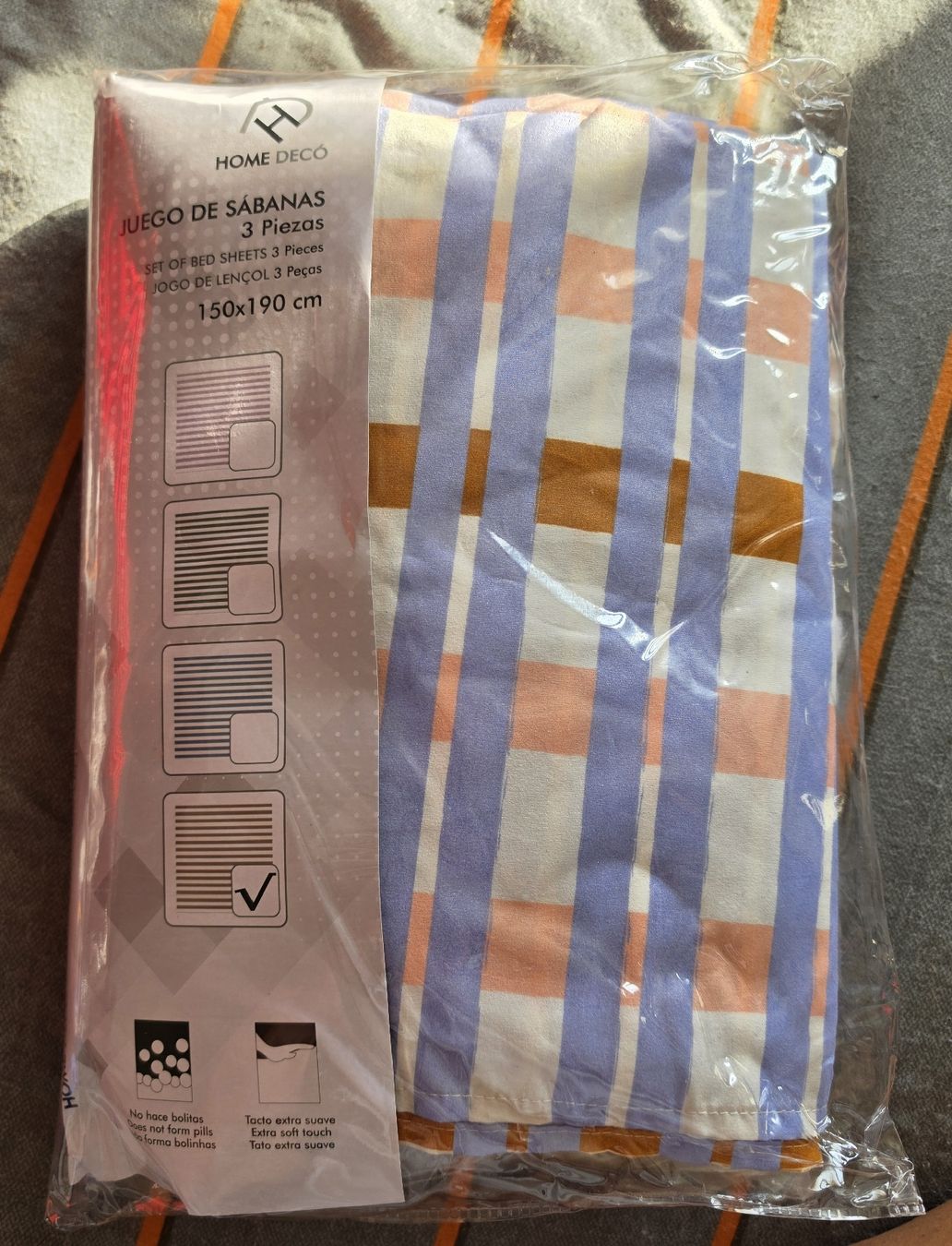 Bettwäsche: Linge de lit rayé multicolore neuf – Neu und originalverpackt aus HENNIEZ von mjm_vp6n