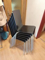 6 Stk. Schwarze Stühle