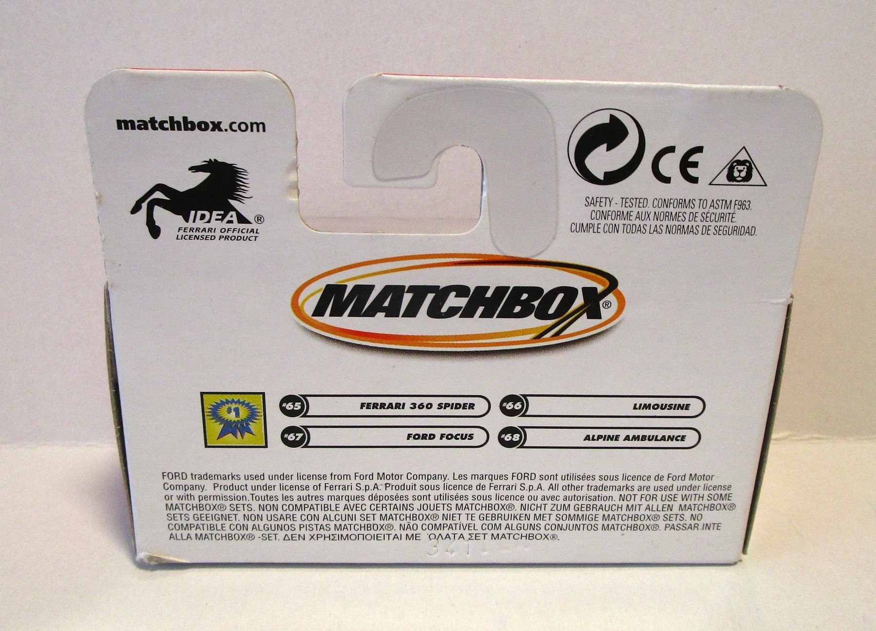 Ferrari Modellautos: MATCHBOX FERRARI 360 SPIDER - MB65 – Neu und originalverpackt aus Chêne-Bourg von breno56 1