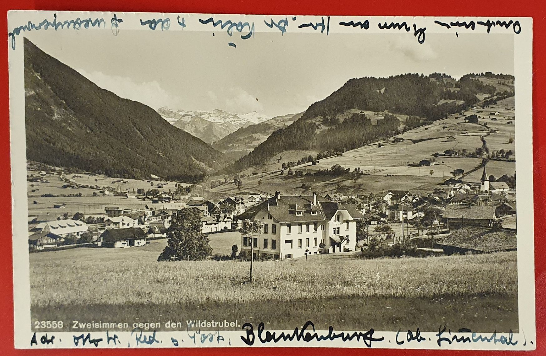 Cartoline postali: Zweisimmen 1914 – Usato da Kreuzlingen venduto da Rschweiz1