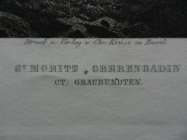 Gravures: St.Moritz Engadin – D'occasion à Risch par Rischli15 2