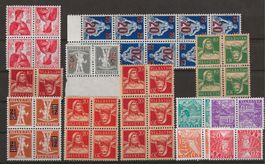 Lot postfrische Kehrdruck Ausgaben "" - KP 235.--