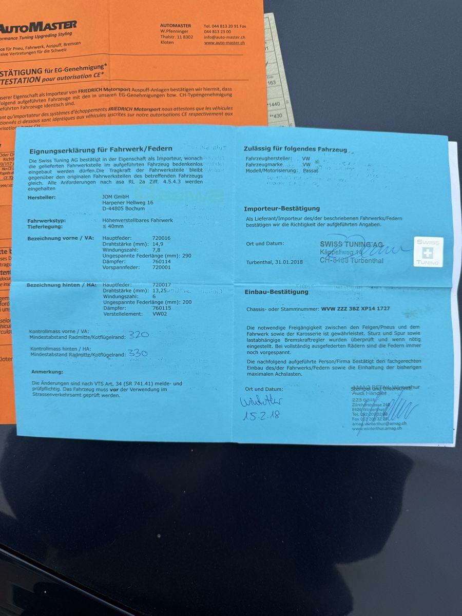 VW Automobili: VW Passat B5, 1.8t – Usato da Schaffhausen venduto da mkishn 6