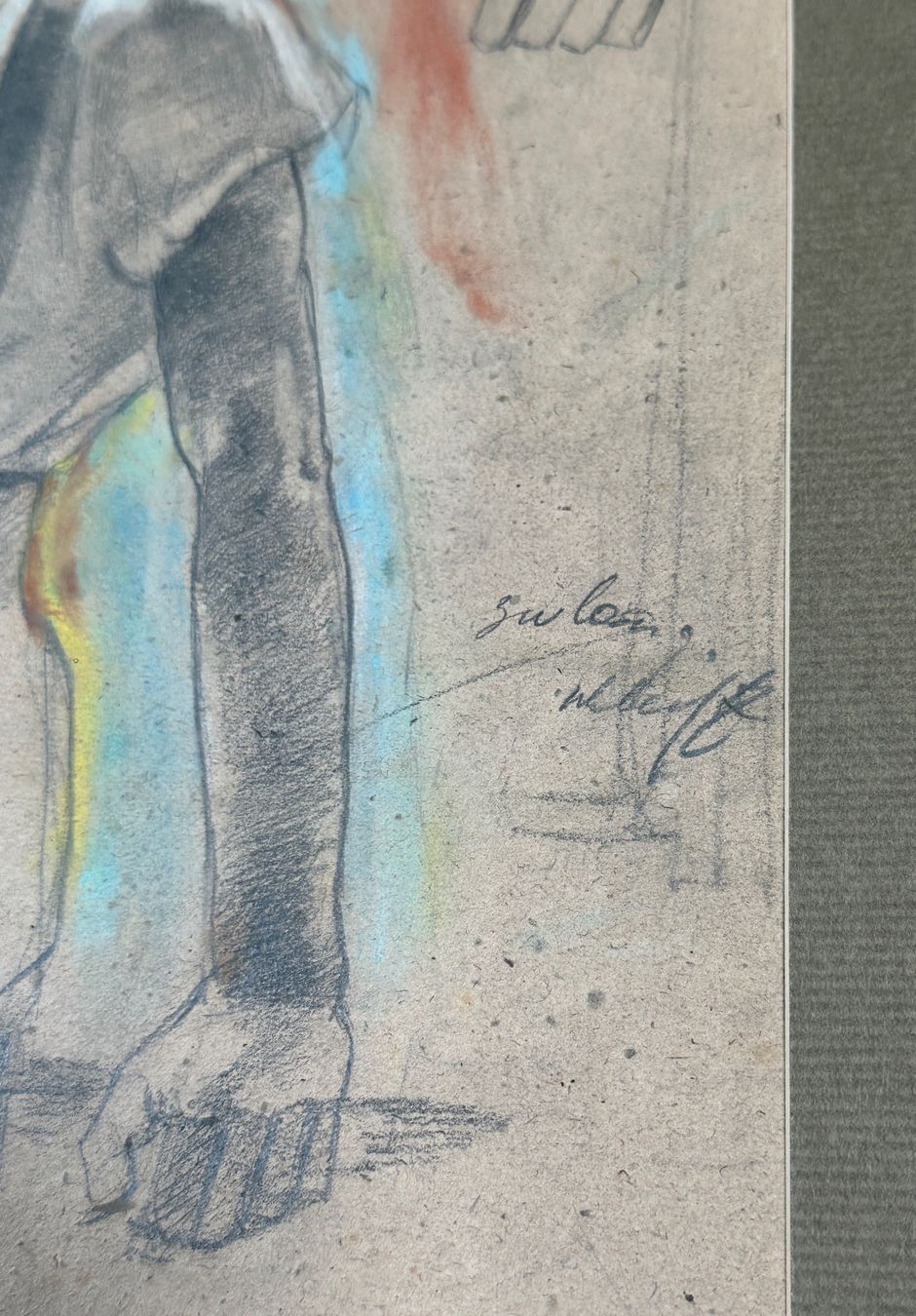 Dipinti: Robert Schürch Buntstift Zeichnung – Usato da Horgen venduto da eli_9xdn 4