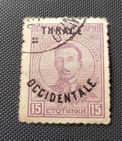 Griecheland Thrace alte briefmarke
