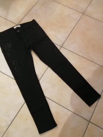 Jeans von Mango mit Strasssteinchen