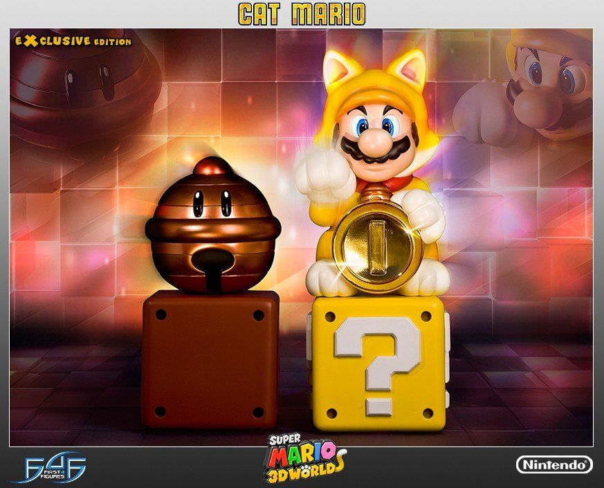 Nintendo Statuette: First 4 Figures Cat Mario Exclusive F4F – Nuovo (secondo la descrizione) da Sumiswald venduto da dulik94