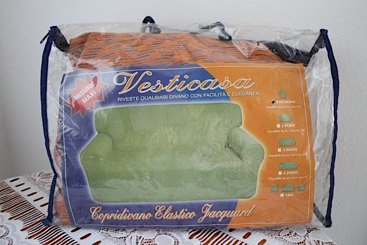 Stoffe: Neu : Elastischer Sessel Jacquard  - Sofabezug – Gebraucht aus Locarno von fripui 2