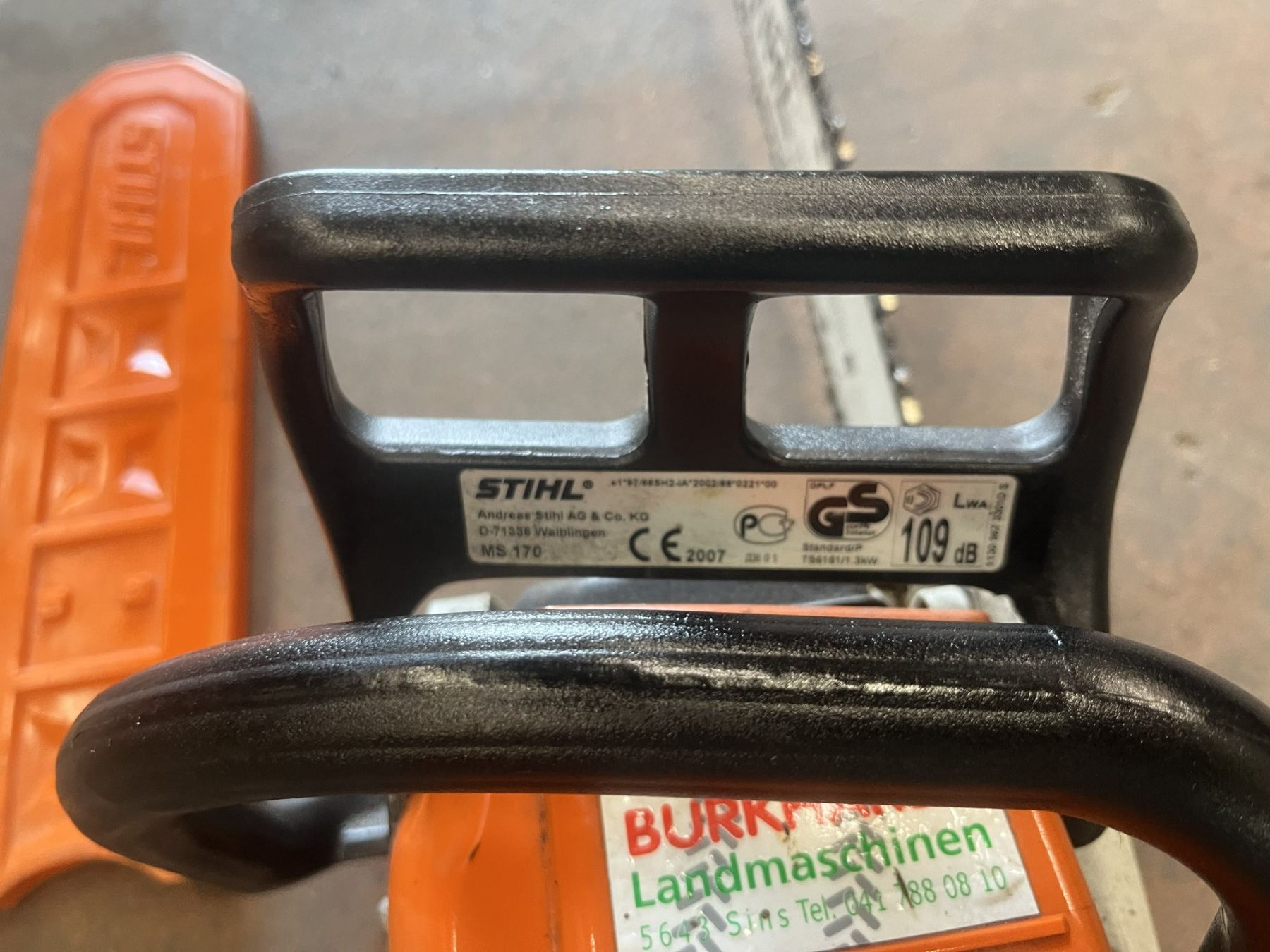 Stihl Seghe: Stihl Motorsäge MS 170 – Difettoso da Stüsslingen venduto da Shoebby_tools 2