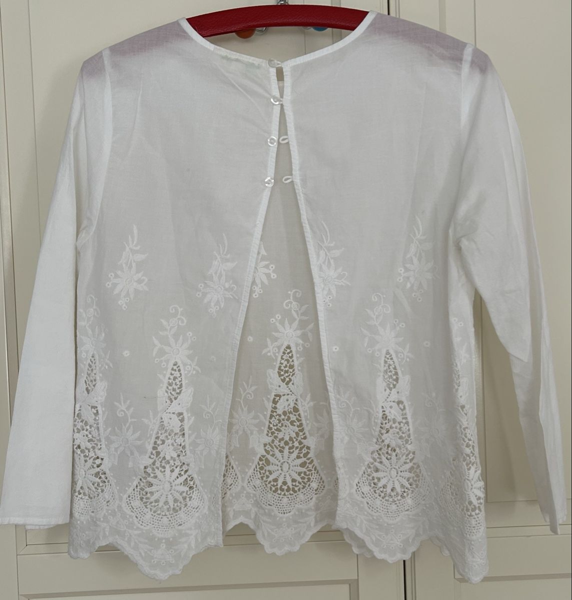 Camicette: Bluse, weiss mit Spitze-Grösse XS – Nuovo (secondo la descrizione) da Schaffhausen venduto da Lucyswunderlade 1