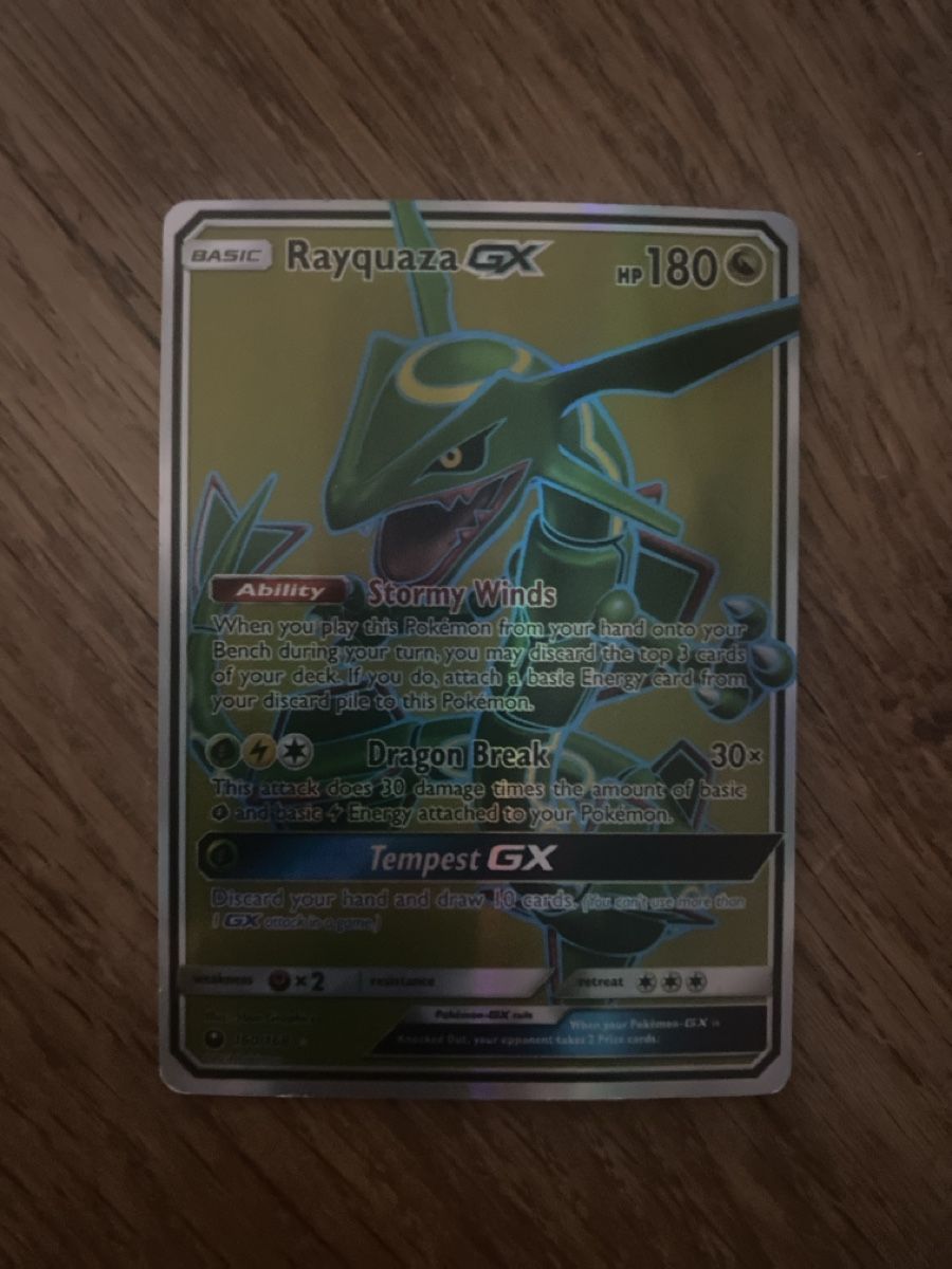 Pokémon Carte collezionabili: Rayquaza GX – Usato da Tägerig venduto da oiluig83 1