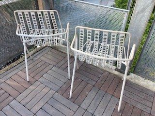 Stühle: Zwei Vintage Stühle weiss – Gebraucht aus Burgdorf von Jointler 3