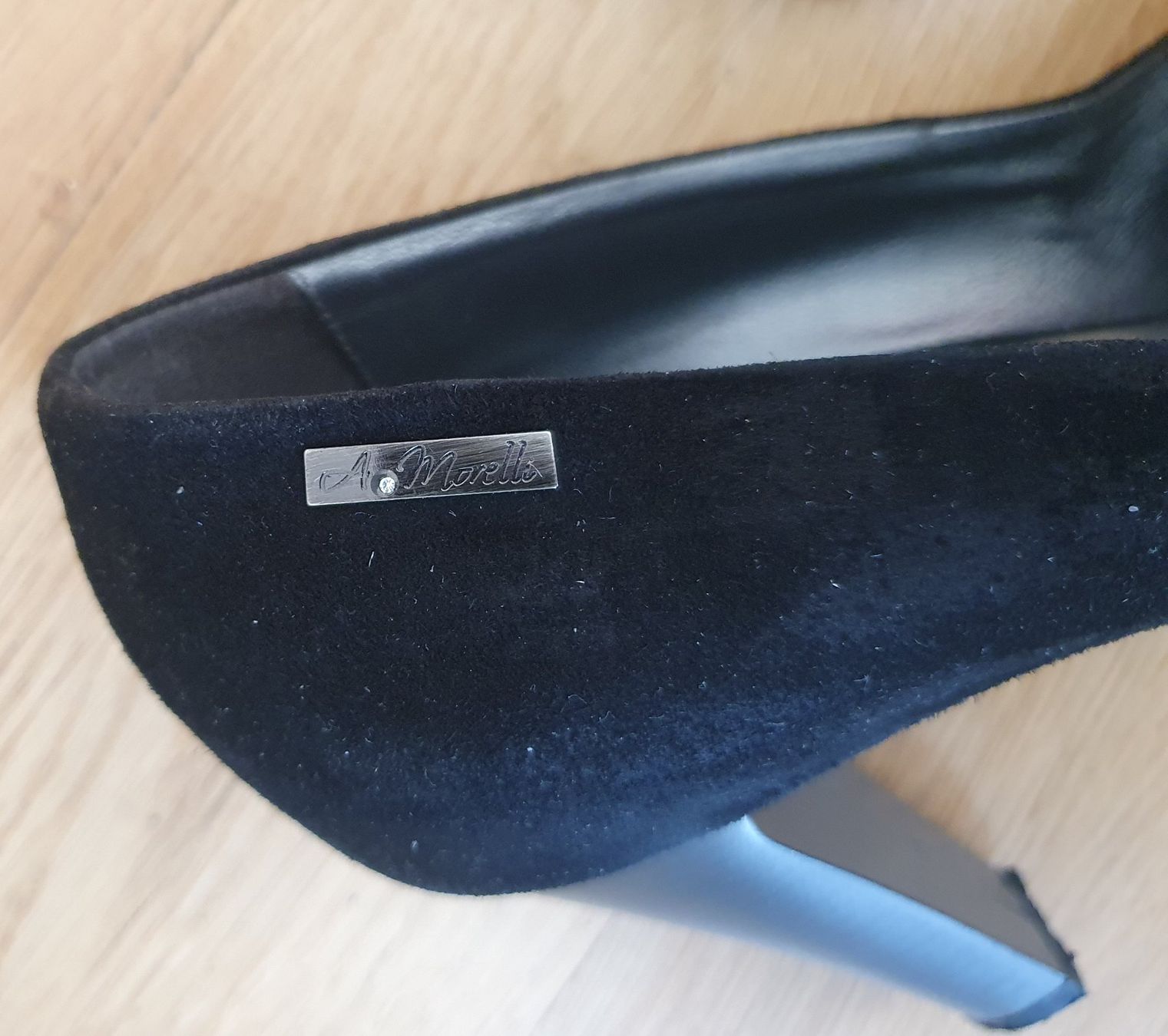 Scarpe da donna: Escarpins noirs élégants en daim- Andrea Morelli - Taille 40 – Usato da Court venduto da Jovi2 3