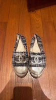 Chanel Women Espadrilles Tweed Size 37