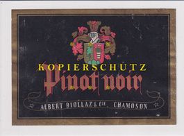 Etikette für Wein - Pinot noir /bd