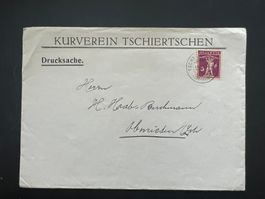 1931 Geschäftsbrief Kurverein Tschiertschen      (G1137)