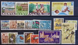 Kenya und Uganda Lot mit alten schönen Werten I