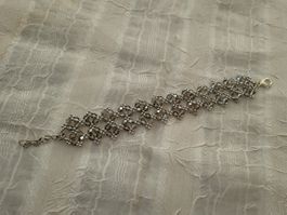 Handgemachte armkette aus glasperlen