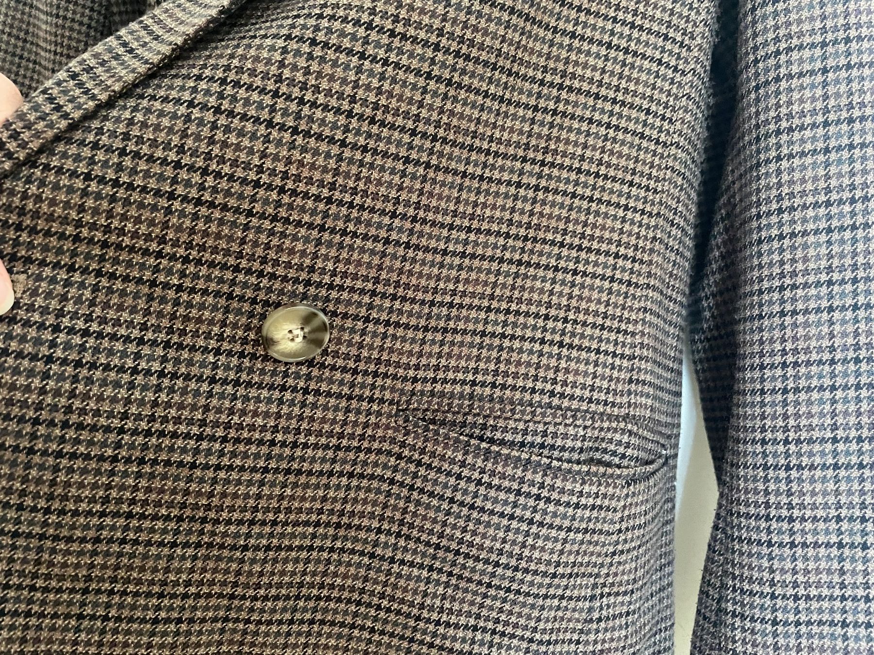 H&M Giacche: Veste marron pied de poule S – Usato da Vevey venduto da mar_nts2 2