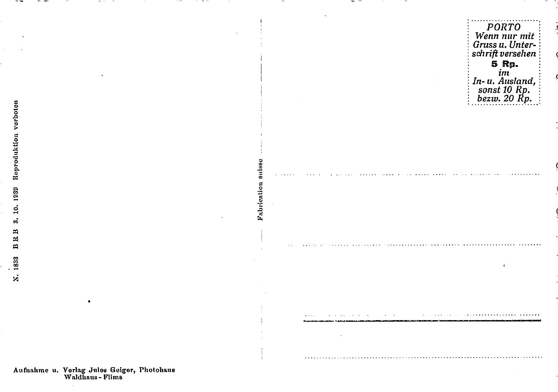 Cartoline postali: Felsberg, Montalin – Usato da Ottikon b.Kemptth. venduto da Neptun1974 1