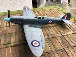 Spitfire Flugzeug 1:48, Handarbeit - Rarität!