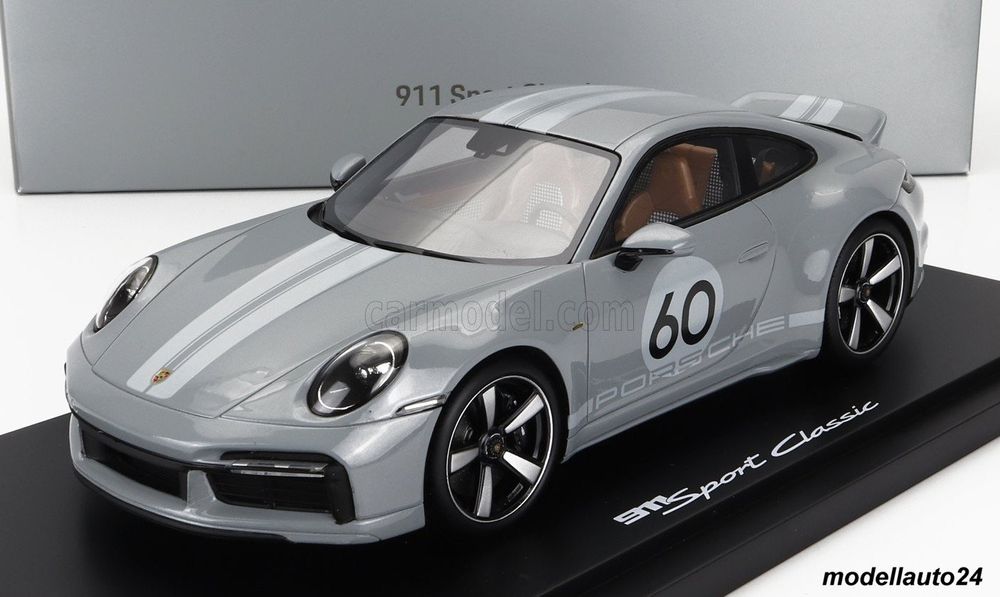 Miniature Voiture MINICHAMPS 1/18 - Porsche 911 (992) Sport Classic 2022 - Métal, Collection