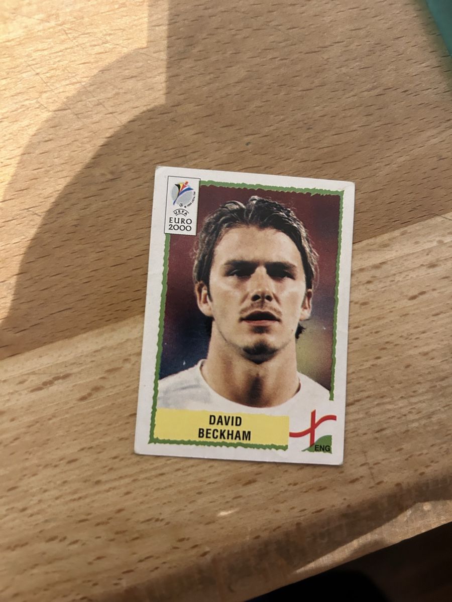 Panini Carte collezionabili: Panini Sticker Euro 2000 David Beckham – Usato da Ebnat-Kappel venduto da didierdomi