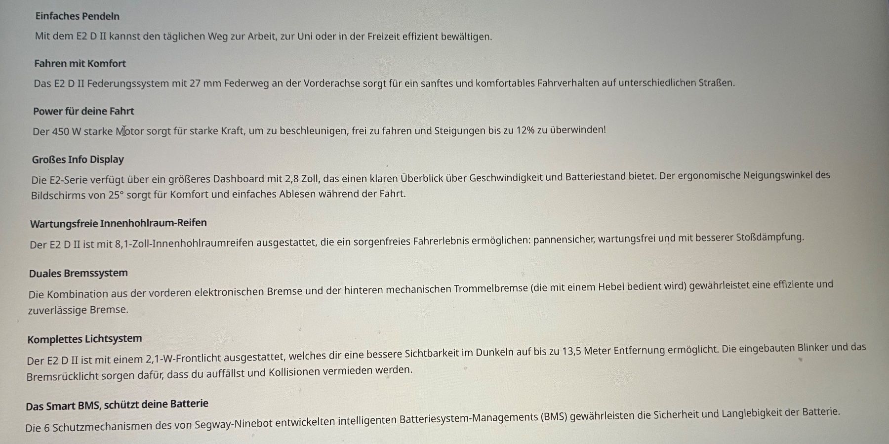 Scooter: E Scooter Segway 20kmh – Nuovo e nell'imballaggio originale da Thalwil venduto da Rebeccaboenders 5