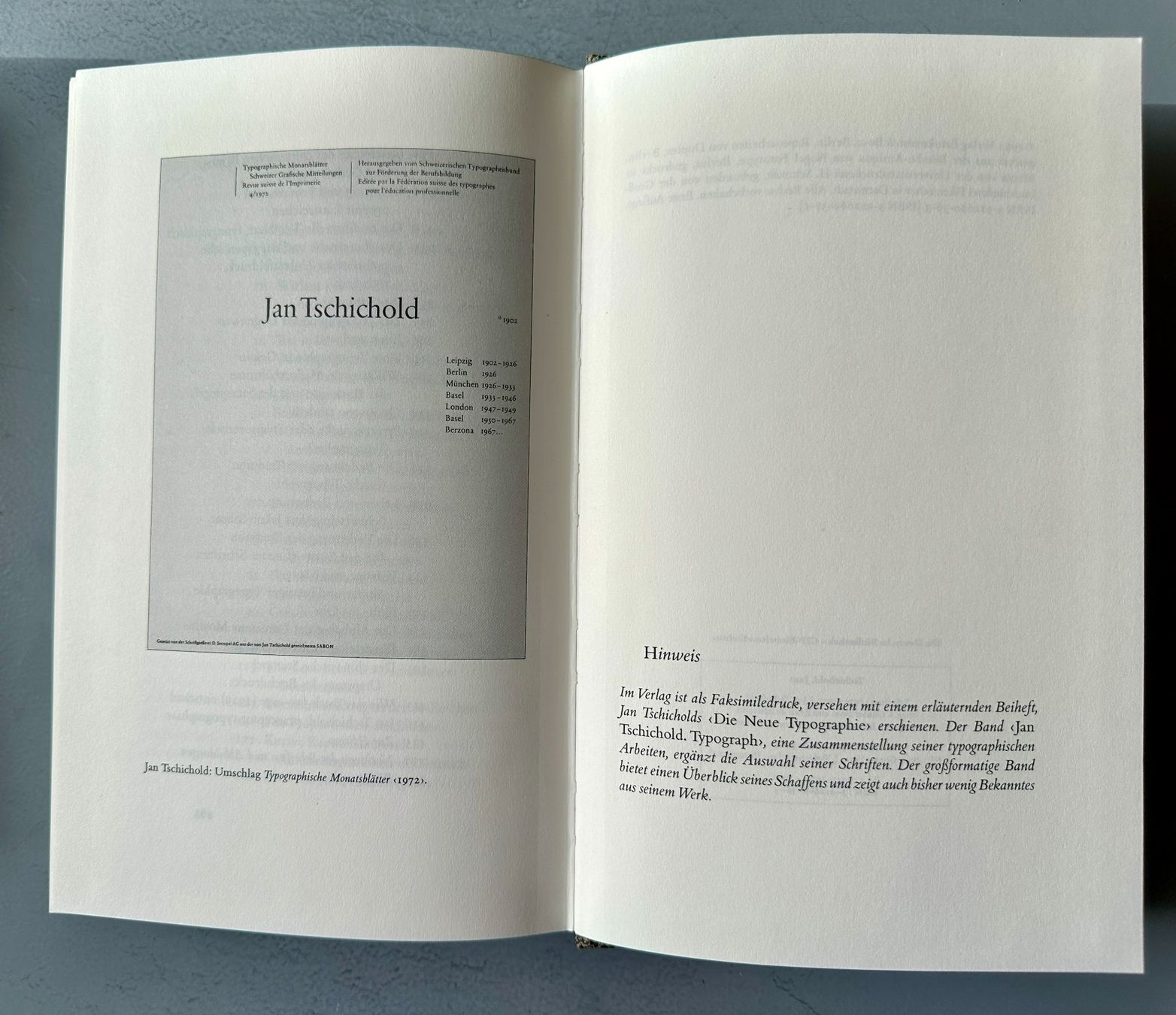 Libri: Jan Tschichold: Schriften 1 & 2 – Usato da Zürich venduto da allp 9