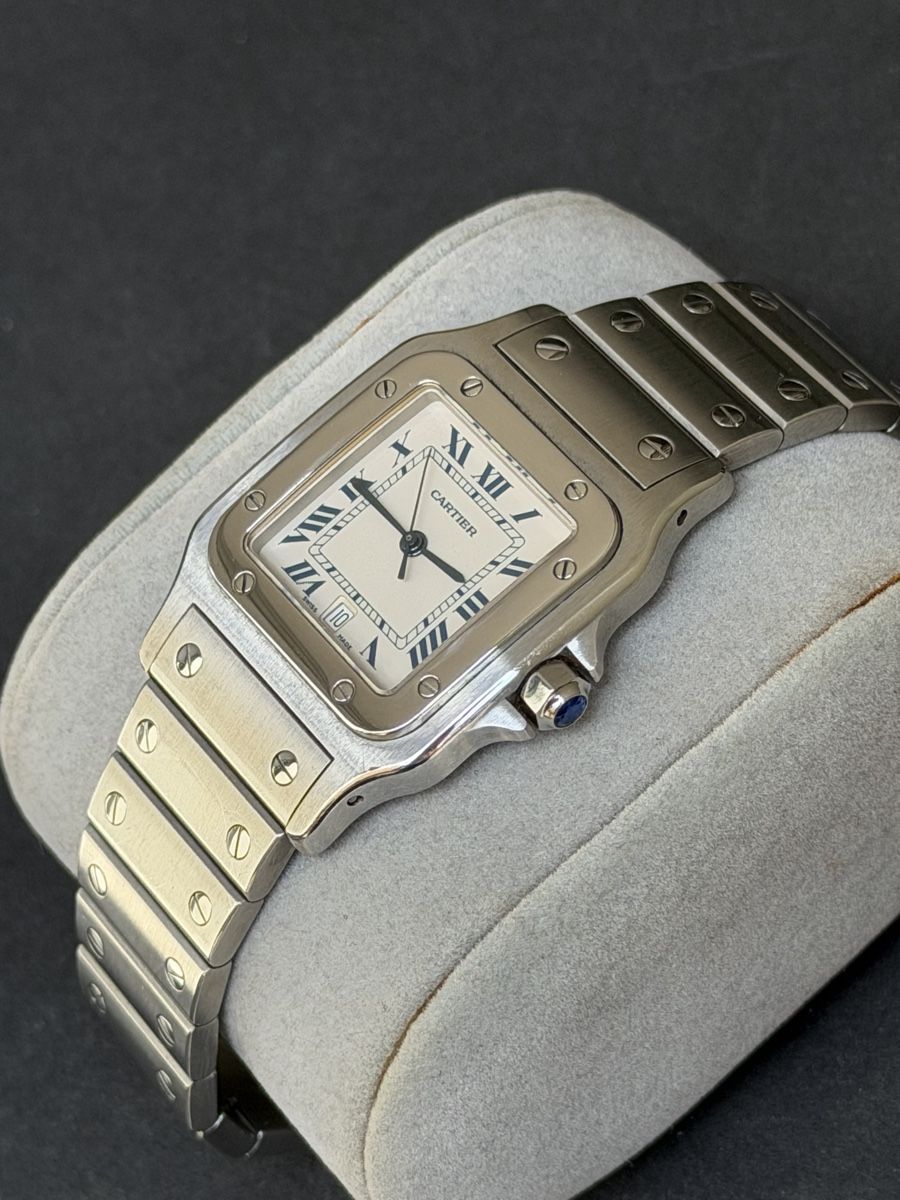 Cartier Orologi: Cartier Santos Galbée Quarz Fullset – Usato da Winterthur venduto da YSCHU 2