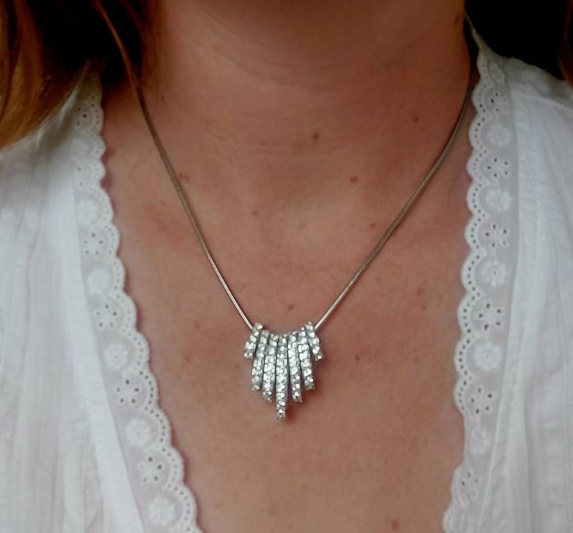 Swarovski Catenine: Glanzvolle Swarovski Halskette – Usato da Madiswil venduto da ang_297m